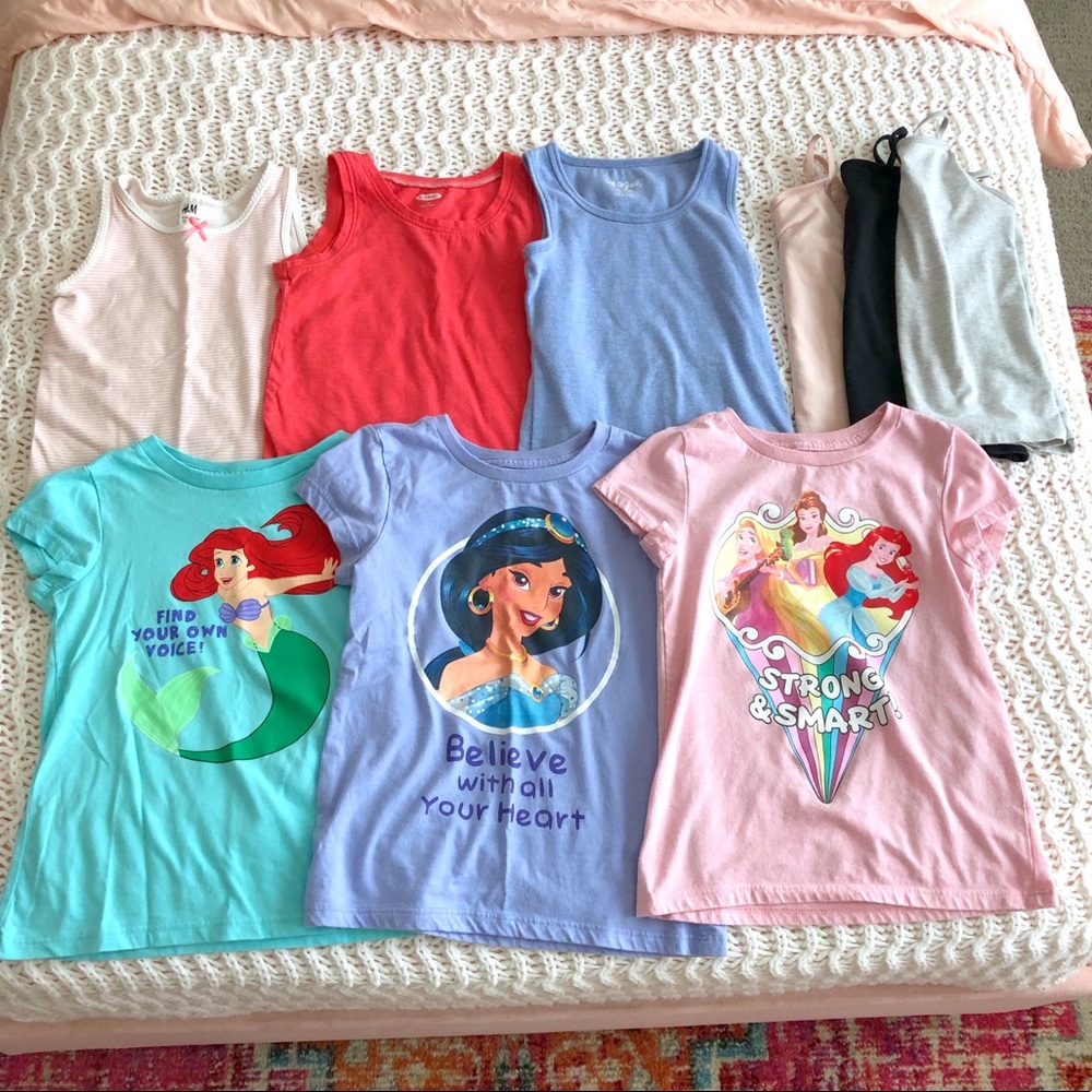 Bundle Of T-shirts And Tank Tops Size 3-4T